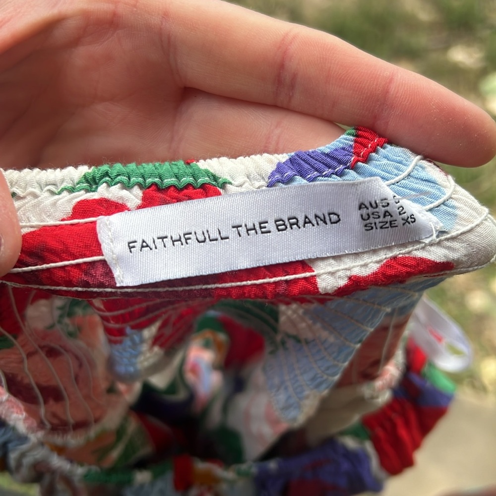 Faithful the brand mini dress abstract floral - Picture 9 of 9